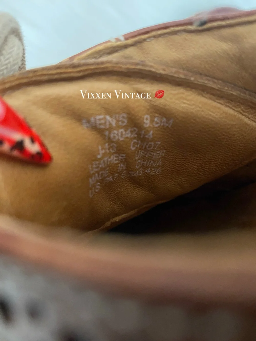 VINTAGE SPERRY TOP-SIDER GOLD CUP ‘BELLINGHAM LEATHER WINGTIP OXFORDS’ IN COGNAC